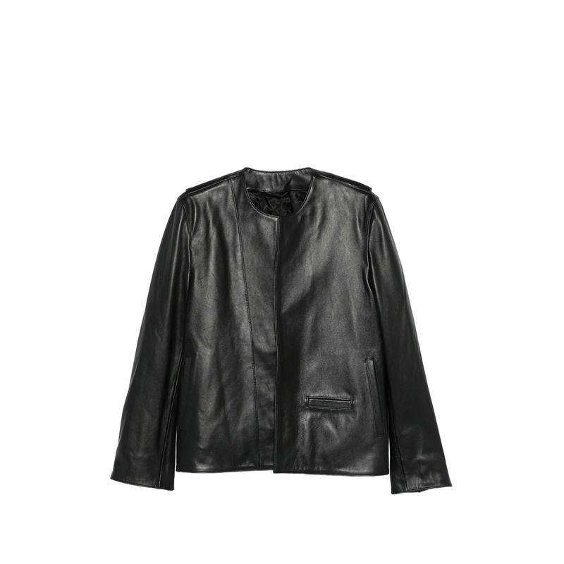 Toteme Black Jackets  Leather Jackets Women